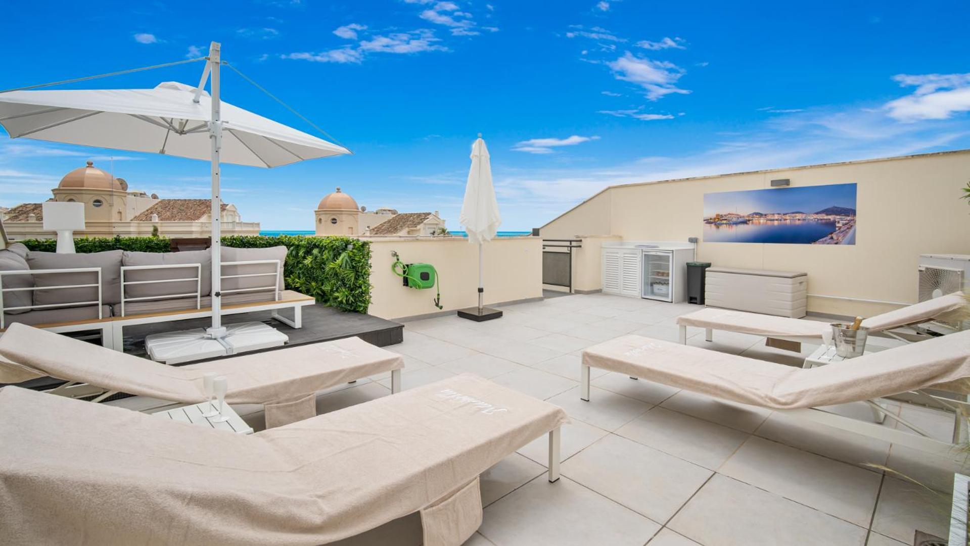 Cosmo Beach With Seaview Between Cancelada And Estepona Bagian luar foto